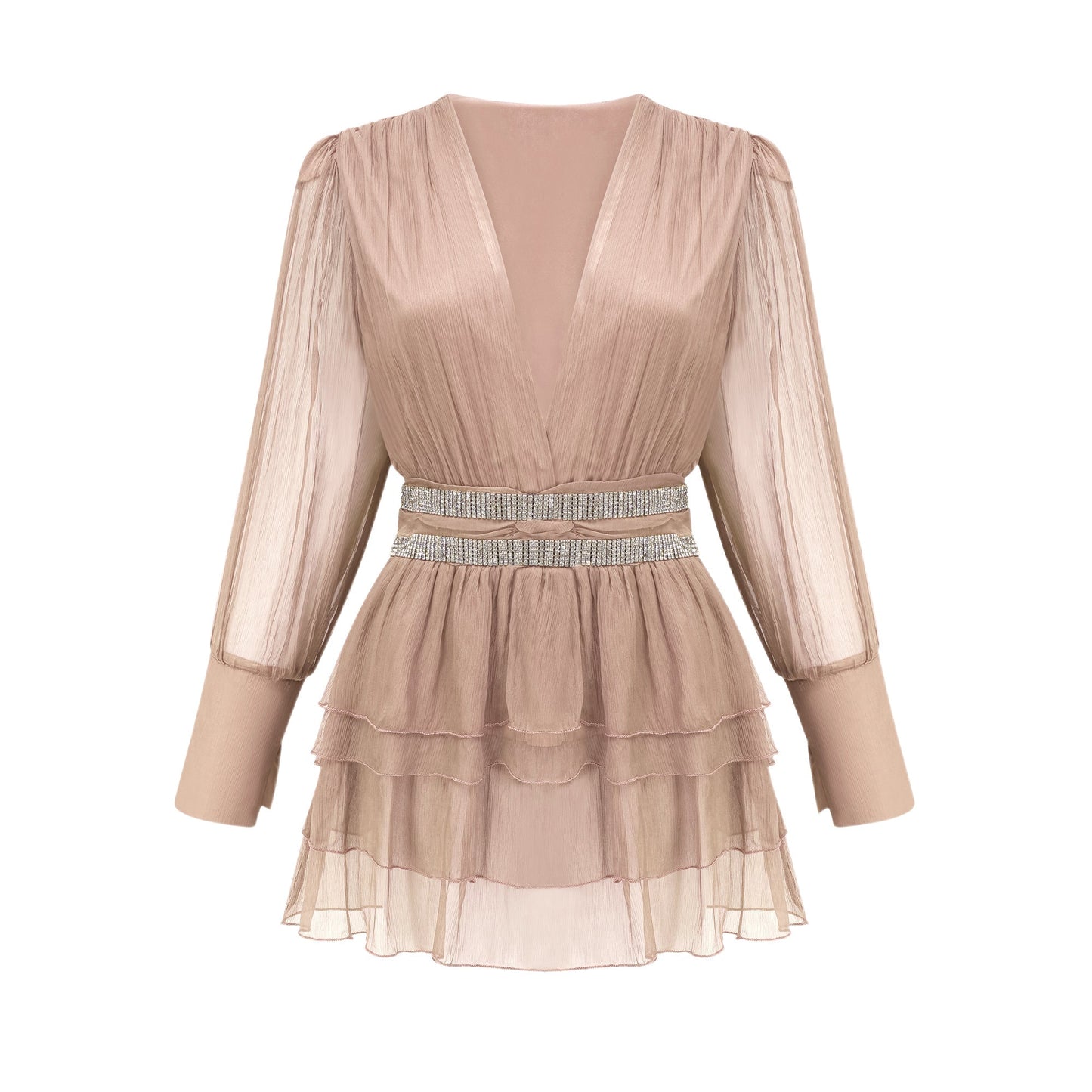 Ellica kristal mini elbise