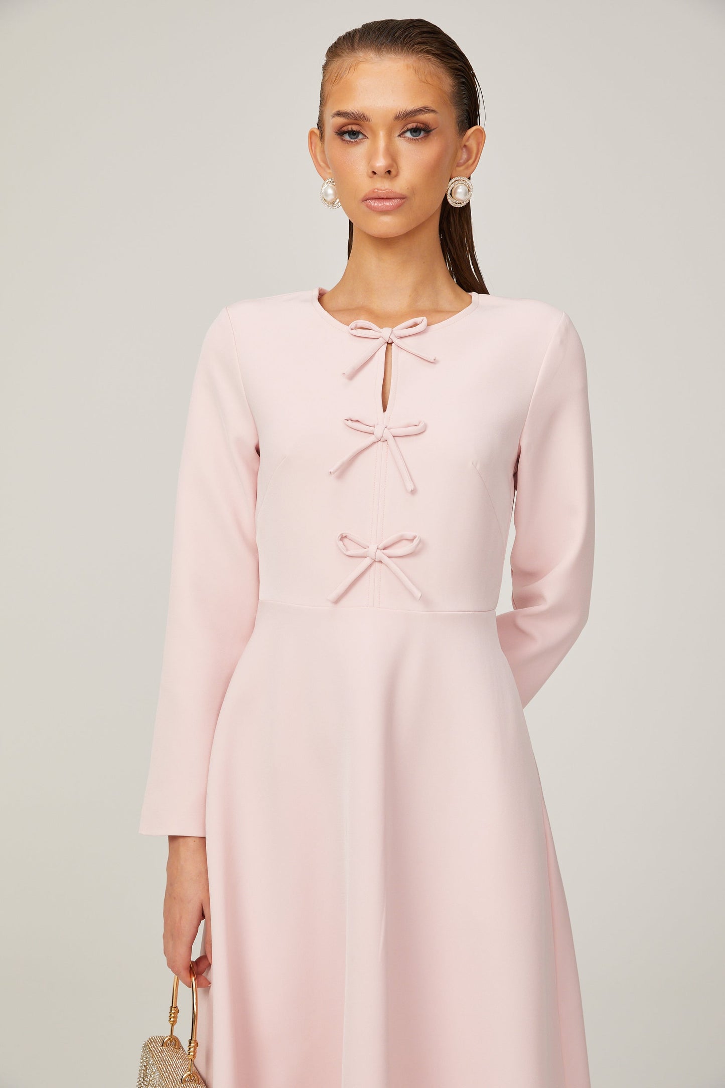 Elise fiyonk midi elbise