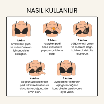 Snowy Care Push-Up Etkili Yapışkan Göğüs Pedleri