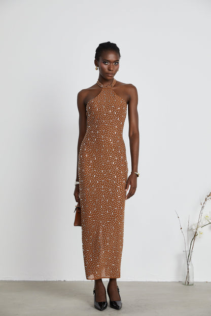 Désirée bodycon maksi elbise