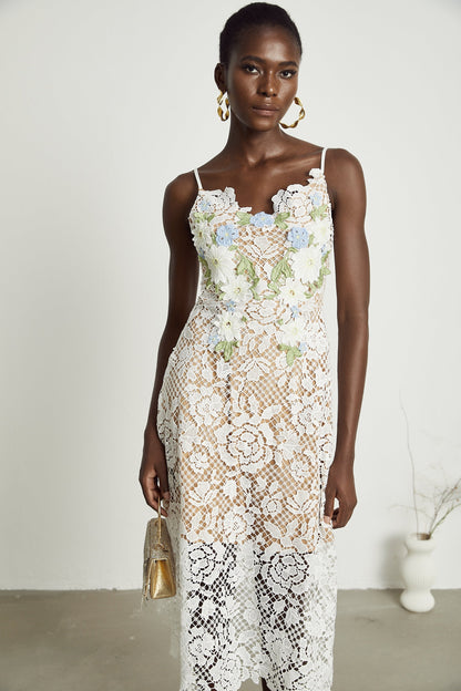 Hermine midi elbise