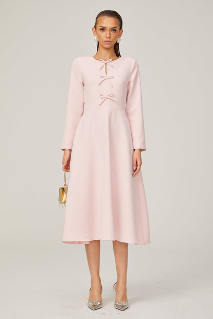 Elise fiyonk midi elbise