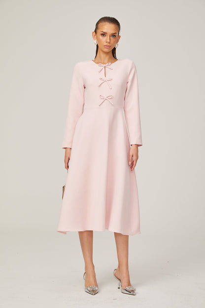 Elise fiyonk midi elbise