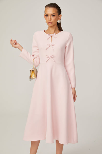 Elise fiyonk midi elbise