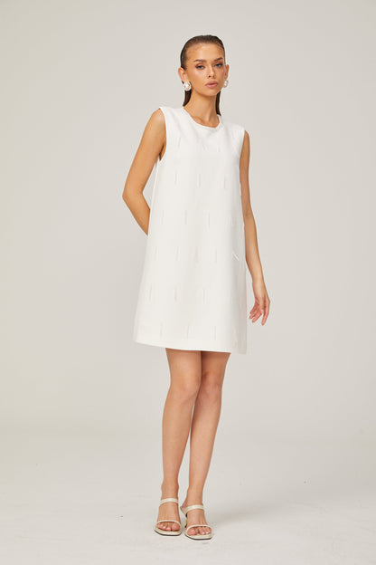 Ghislaine püskül mini elbise
