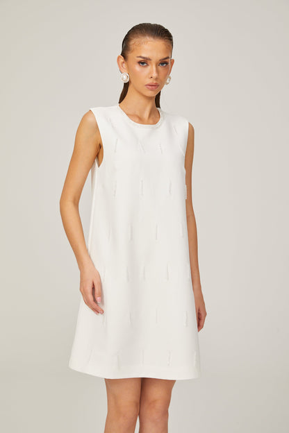 Ghislaine püskül mini elbise